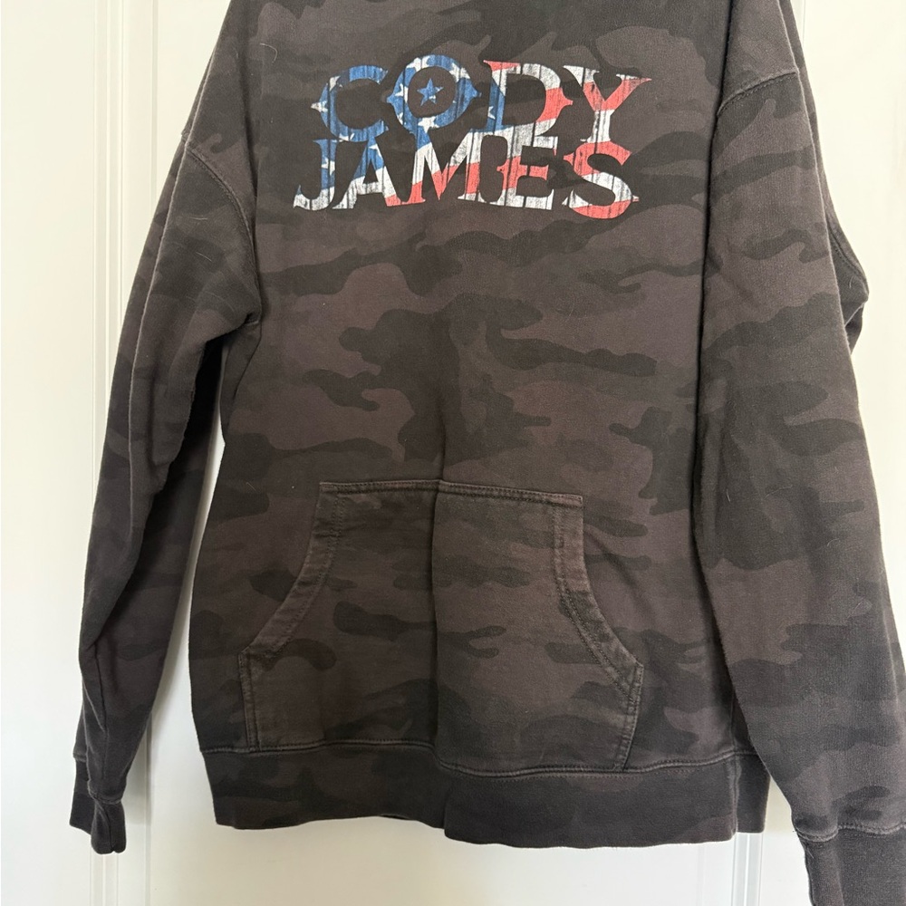 Cody James Kids Camo Hoodie - Black
